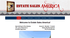 Desktop Screenshot of estatesalesamerica.net